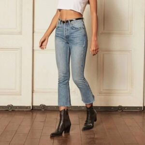 Boyish The Darcy High-Rise Pop Crop Jeans Far Country Denim Casual Women’s 29